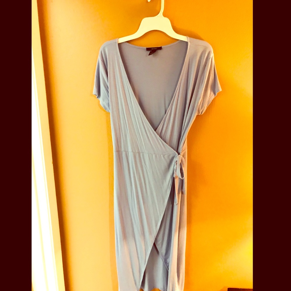 Forever 21 Blue Wrap Dress